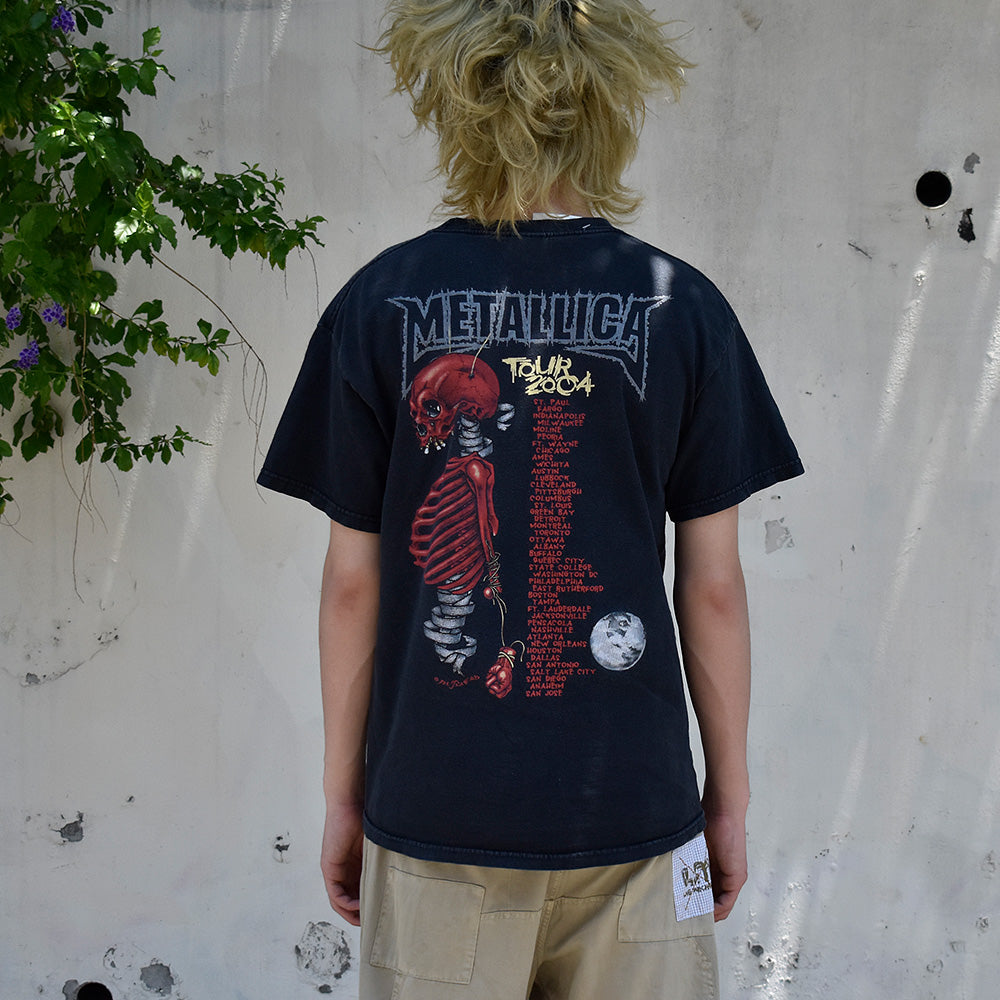 Y2K Metallica×Pushead “Madly in Anger with the World“ Tour Tシャツ 250626H