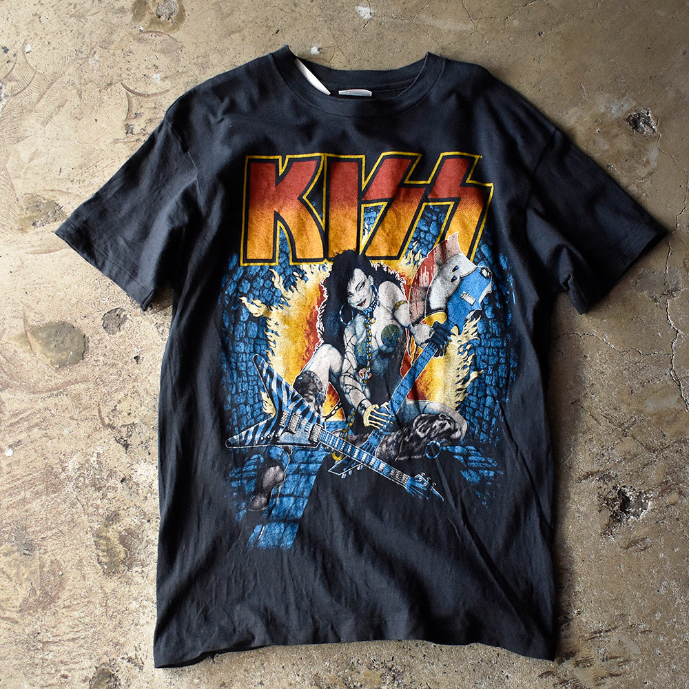 80's KISS “World Tour '84” Tシャツ 240413H