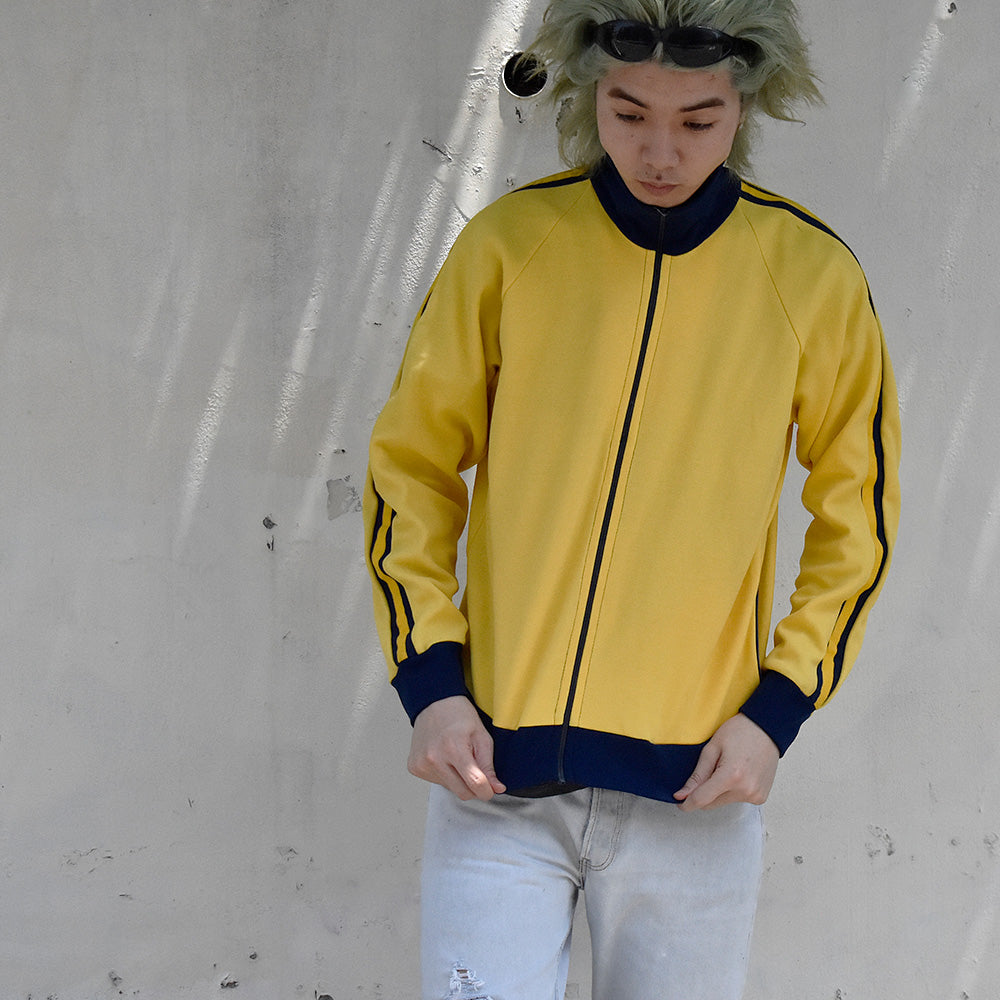 70's～ COURT CASUALS “ロケットTALON” イエロー×ネイビー！ トラックジャケット USA製 250522H