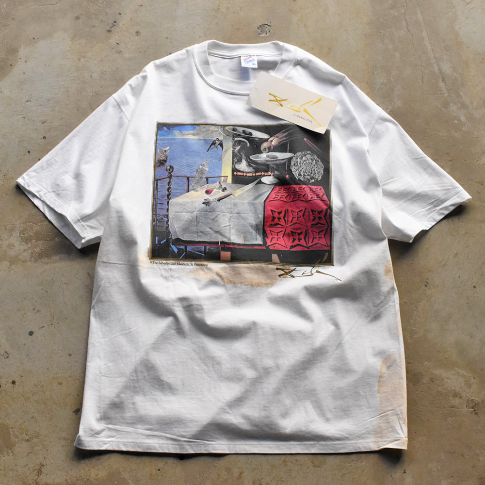 90’s デッドストック！ Salvador Dalí “Nature Morte Vivante (Living Still Life)” アート Tシャツ USA製 250607 (J)