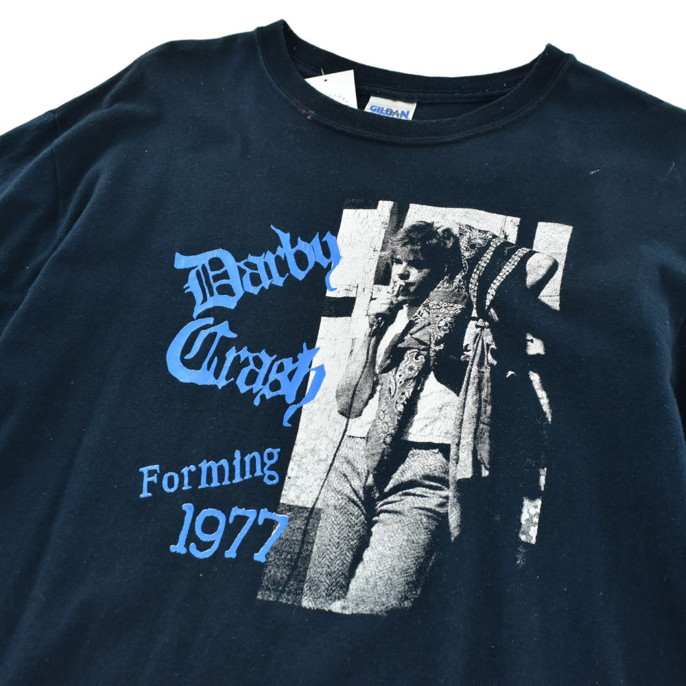 Y2K The Germs Darby Crash "Forming 1977" ロックTシャツ 260320H