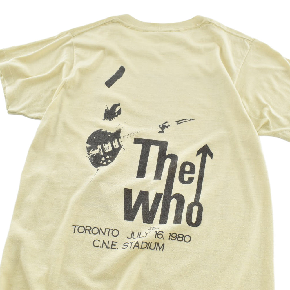 80's THE WHO "CNE Stadium 1980" ロックTシャツ 260918H