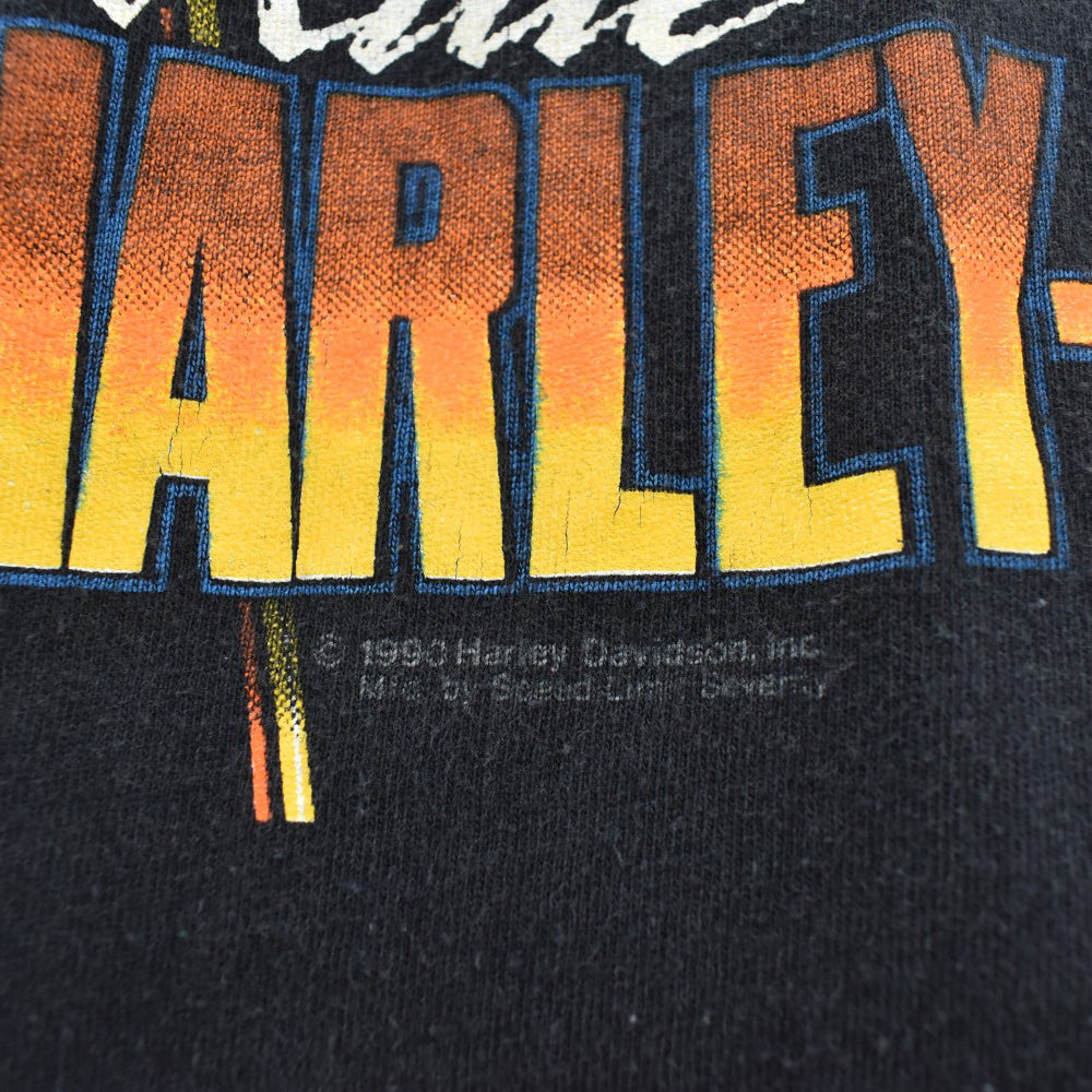 90’s HARLEY-DAVIDSON “BE ALL YOU CAN BE” イーグル ハーレーT USA製 260619H