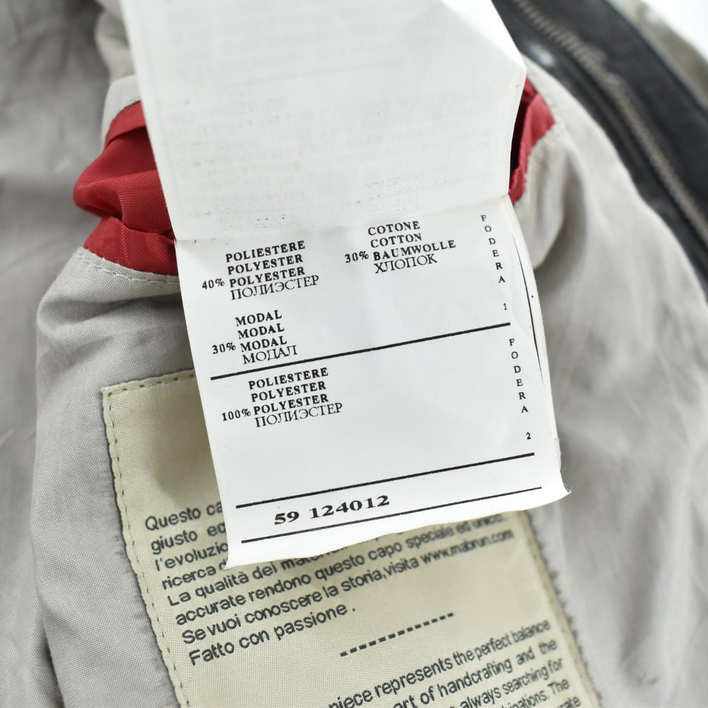 Y2K Mabrun 鬼フェード レザージャケット 260306H