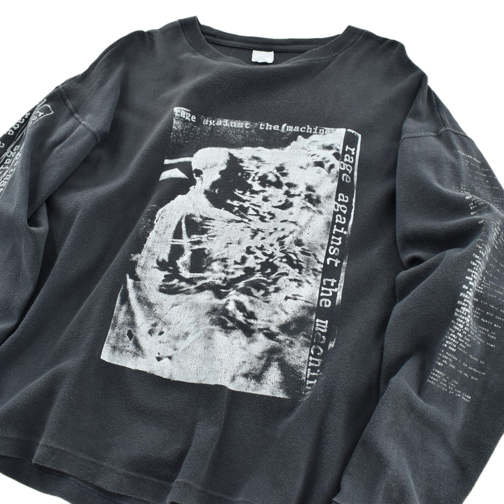 90's Rage Against the Machine "Bullet in the Head" ラップメタル ロックTシャツ 260818H