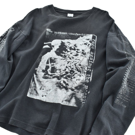 90's Rage Against the Machine "Bullet in the Head" ラップメタル ロックTシャツ 260818H