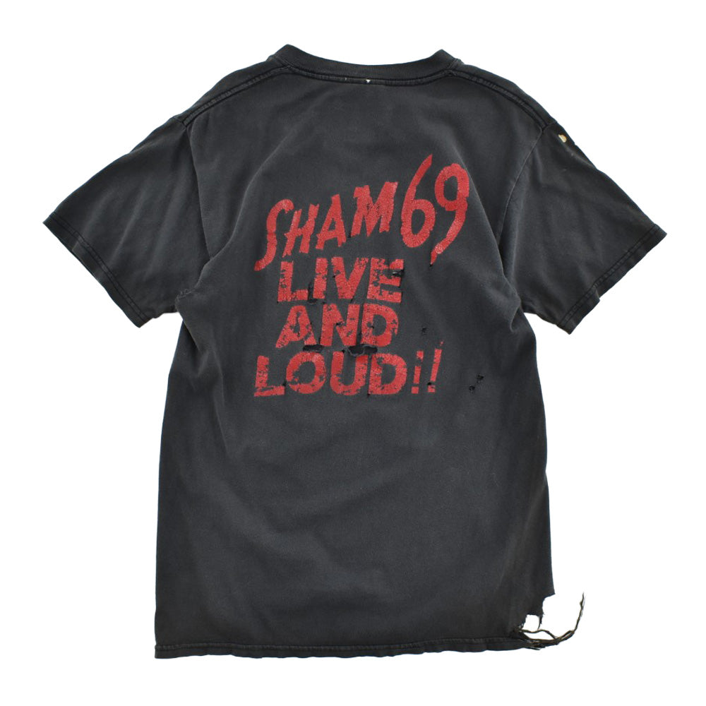 Y2K SHAM 69 "LIVE AND LOUD!!" パンク ロックTシャツ 260623H
