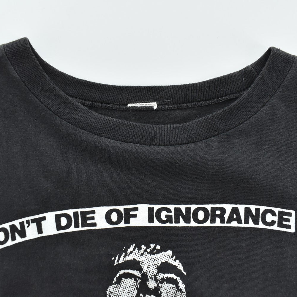 90's SHAM 69 "DON'T DIE OF IGNORANCE" パンク ロックTシャツ 260821H