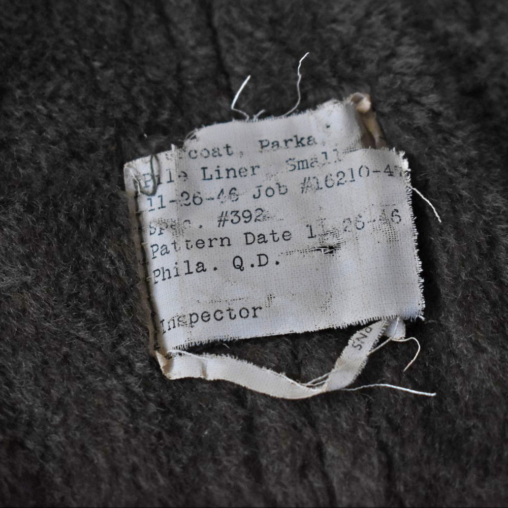 40's U.S. ARMY M-45 ライナーコート 260113H