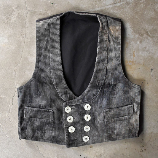 70’s EURO製 MOSTERS ロガーベスト フェードブラック 251031H