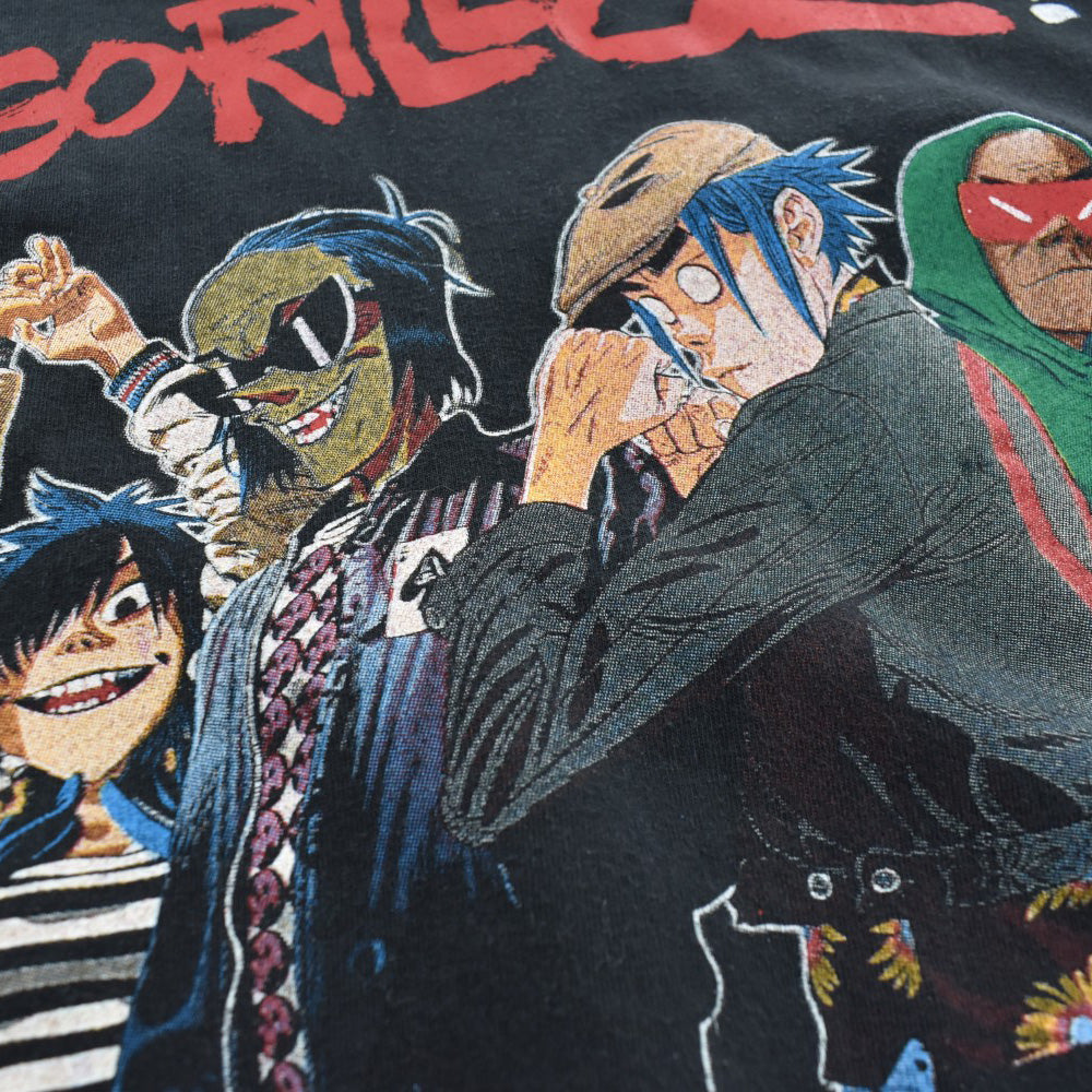 Y2K Gorillaz オルタナティブ ロックTシャツ 260807H