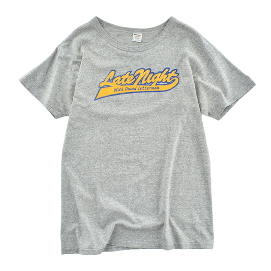 80's Champion "Late Night with David Letterman" TVショー Tシャツ 260811H