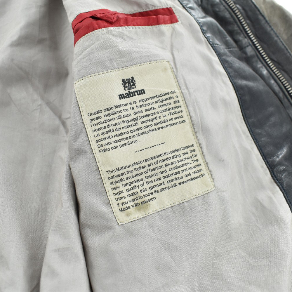 Y2K Mabrun 鬼フェード レザージャケット 260306H