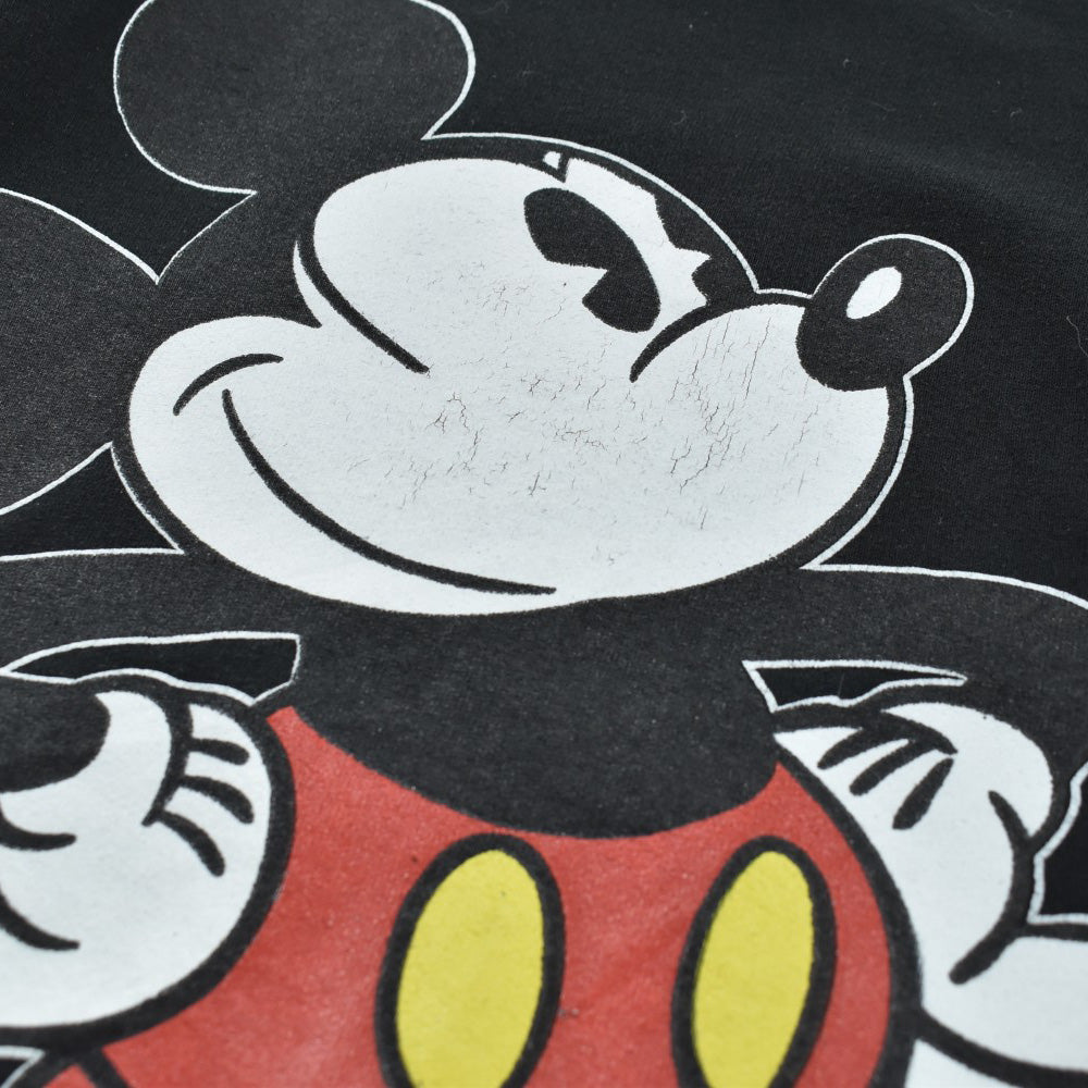 90's Disney Mickey Mouse ミッキースウェット 黒 260417H