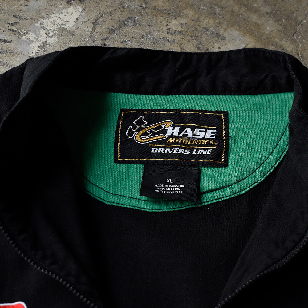 Y2K CHASE authentics コットン ハーフジップ レーシングシャツ 240623H