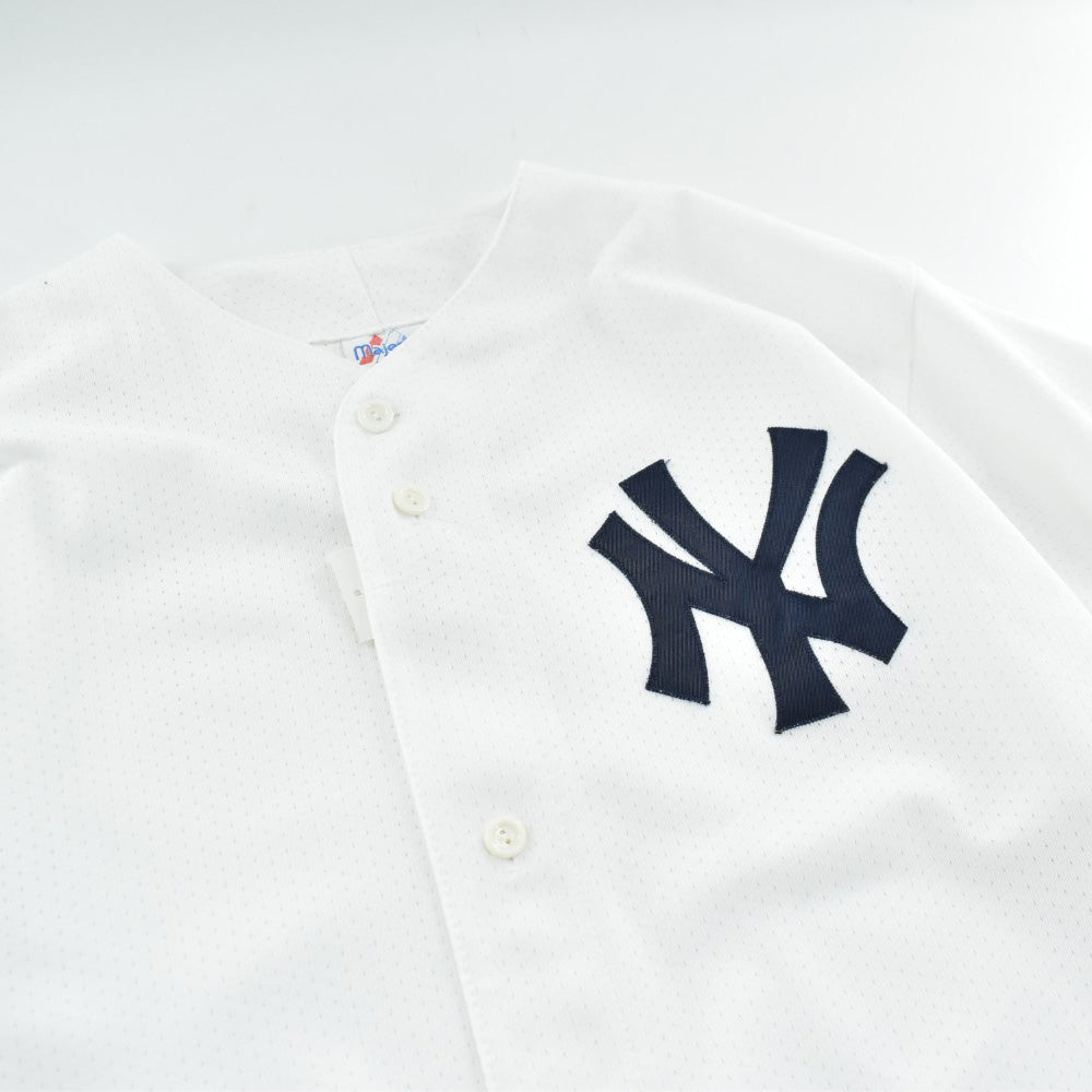 安い売れ筋 90's USA製 majestic Yankees XL イエローユニフォーム