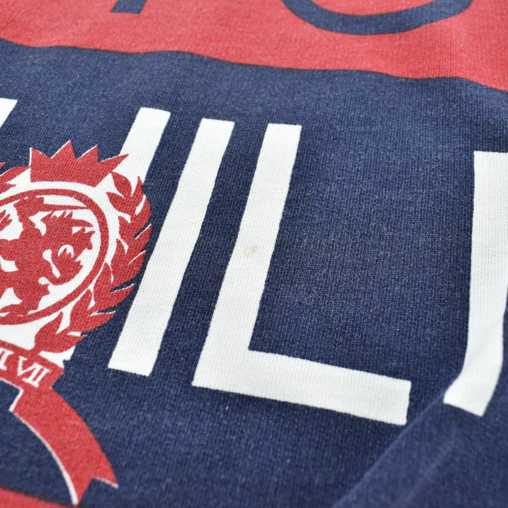 90's Tommy Hilfiger ブートレグ AOP ポロスウェットシャツ 260609H