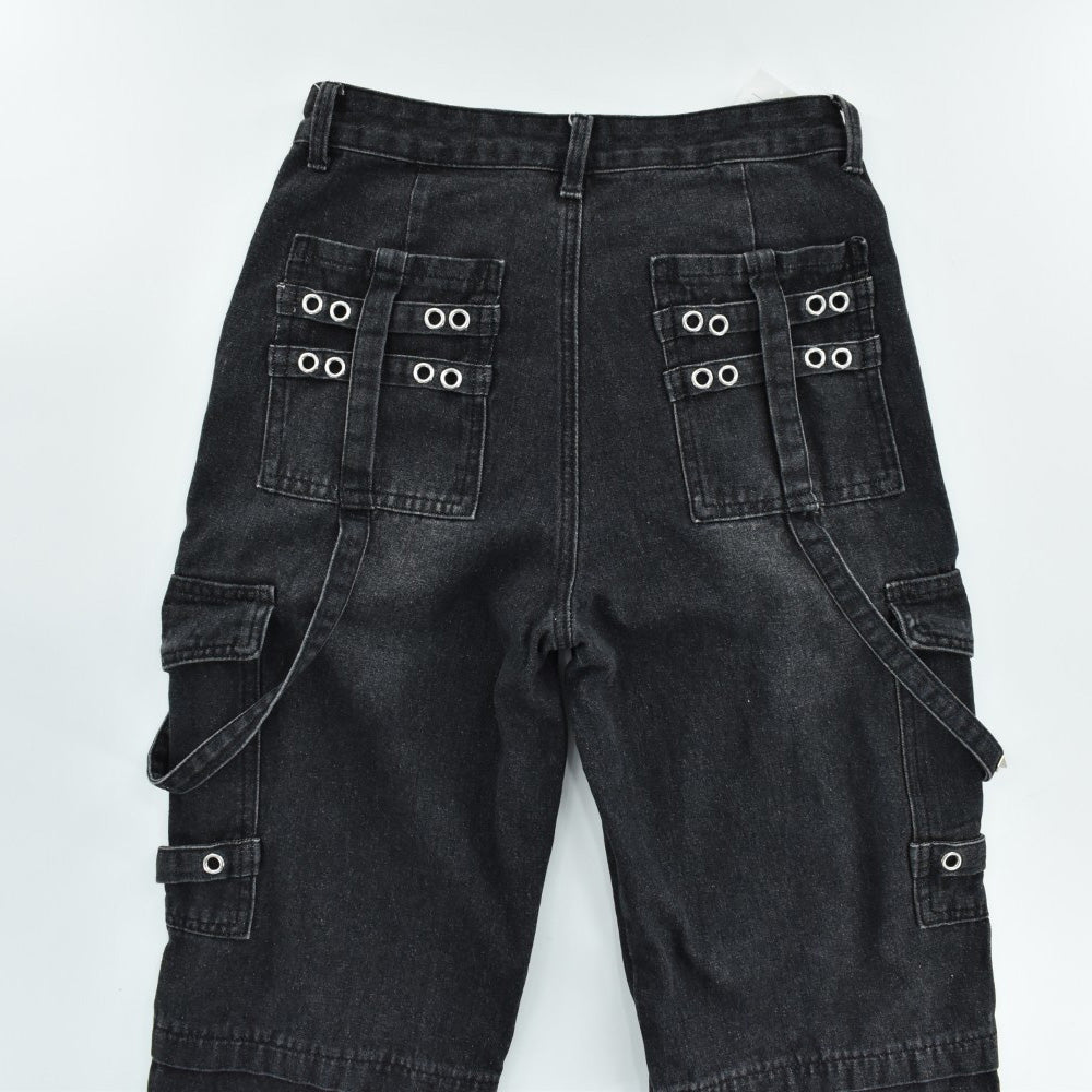 Y2K ROMWE ボンテージカーゴパンツ  260217H