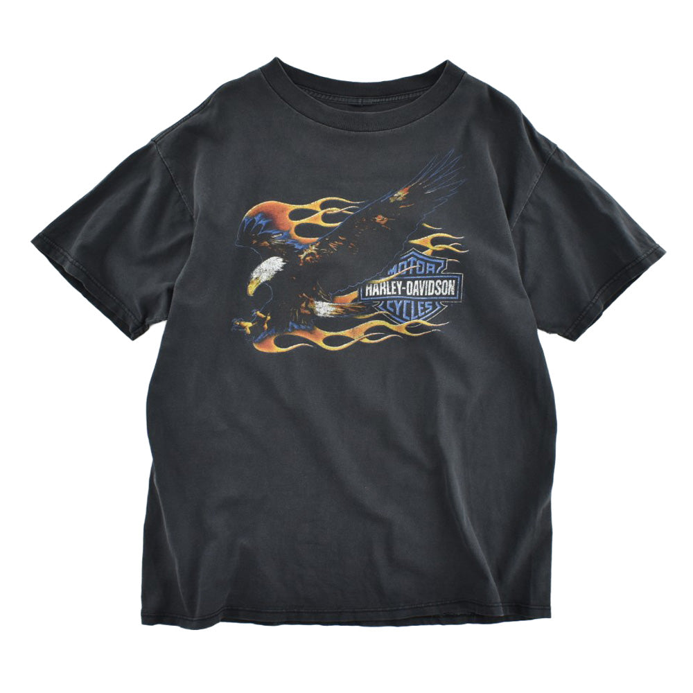 90's Harley-Davidson イーグル ファイヤーパターン ハーレーT 260623H