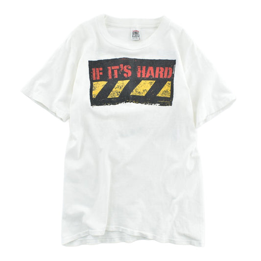 80's VISION STREET WEAR "IF IT'S HARD / GRIND IT" スケートTシャツ 260904H