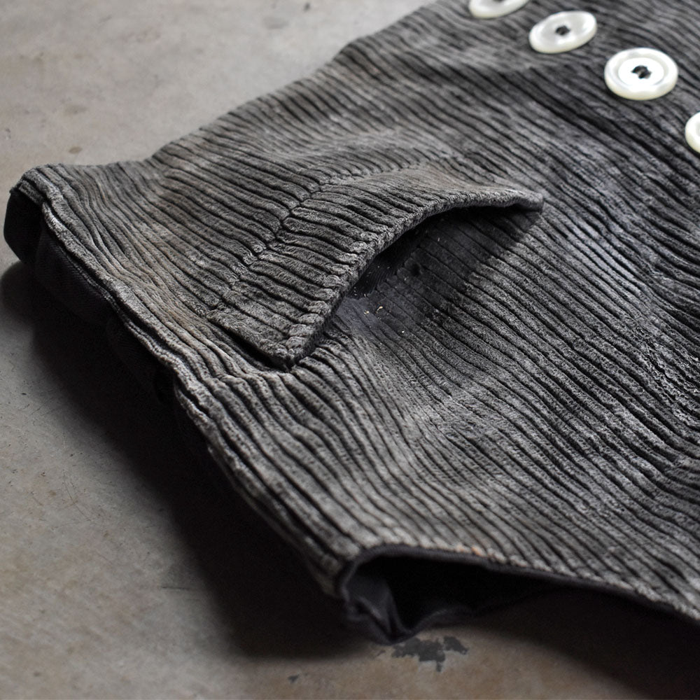 70’s EURO製 MOSTERS ロガーベスト フェードブラック 251031H