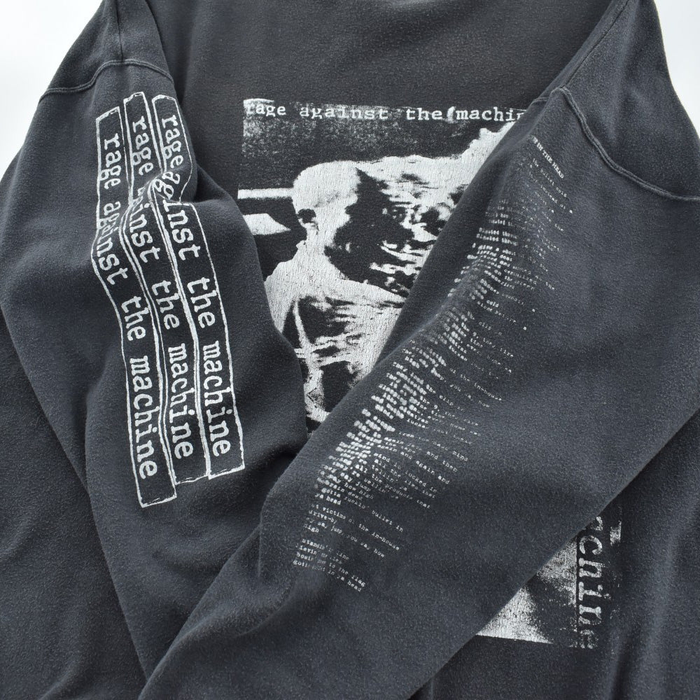90's Rage Against the Machine "Bullet in the Head" ラップメタル ロックTシャツ 260818H