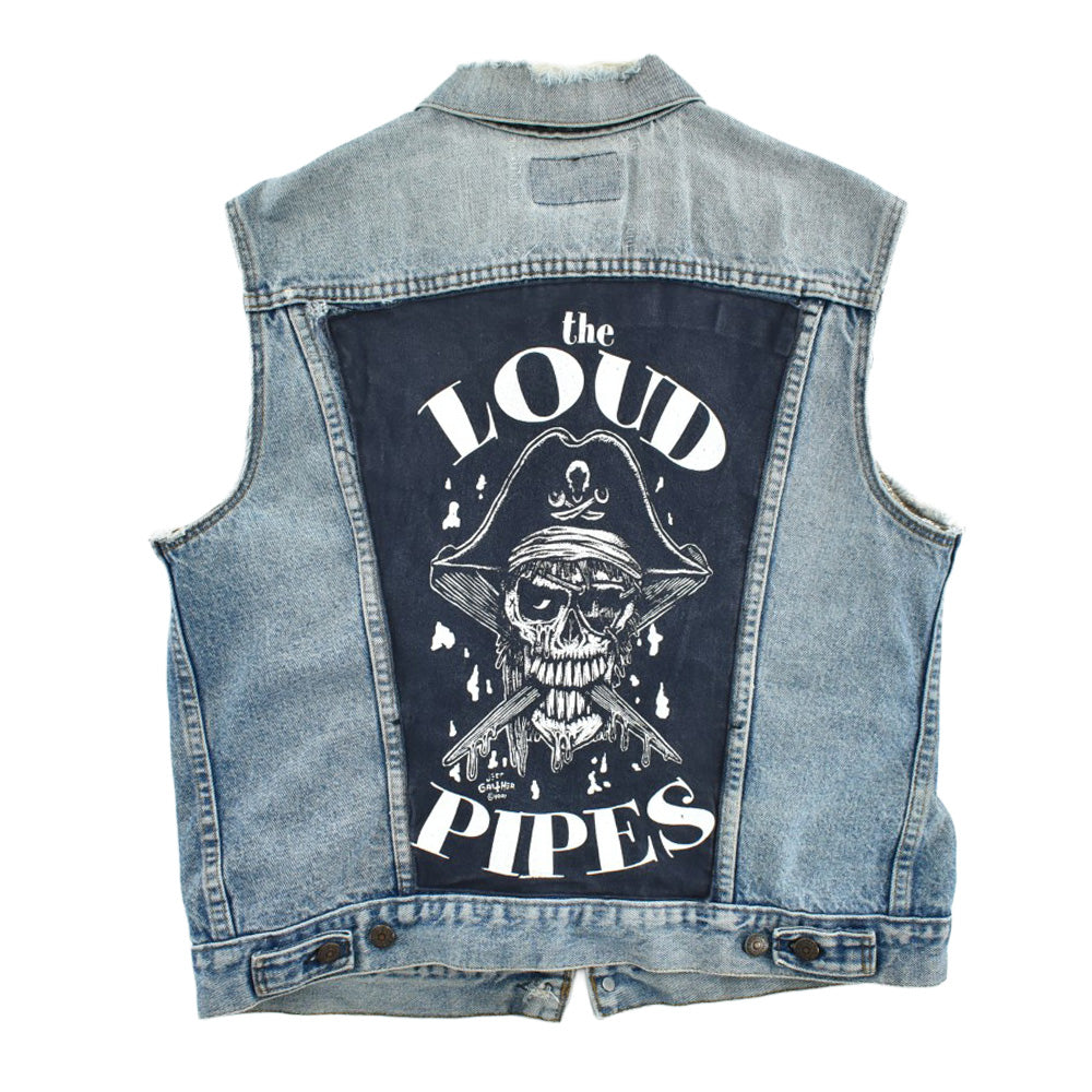 90's Levi's × Jeff Gaither "the LOUD PIPES" カスタム デニムベスト USA製 260612H