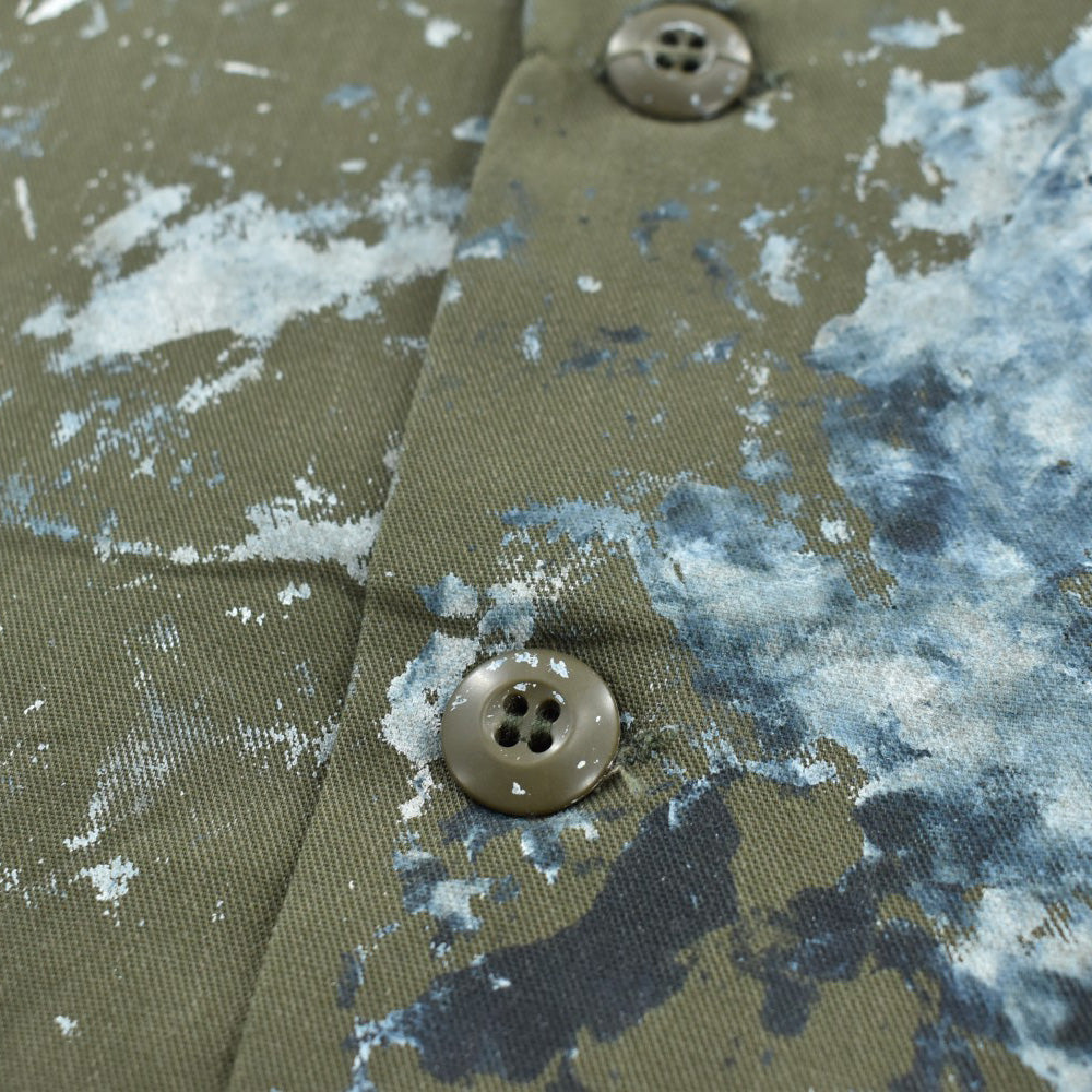 80's U.S.ARMY ユーティリティシャツ ペンキ 260512H