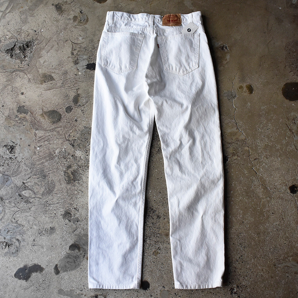 90's Levi's 505 ホワイト デニムパンツ USA製 250607H