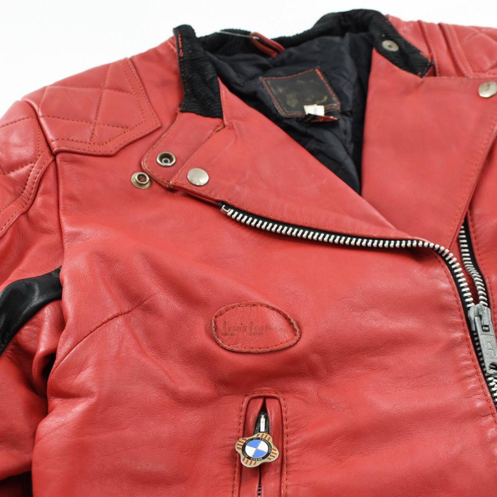 70's Lewis Leathers "Super Monza" レザーライダースジャケット BMW  260109H