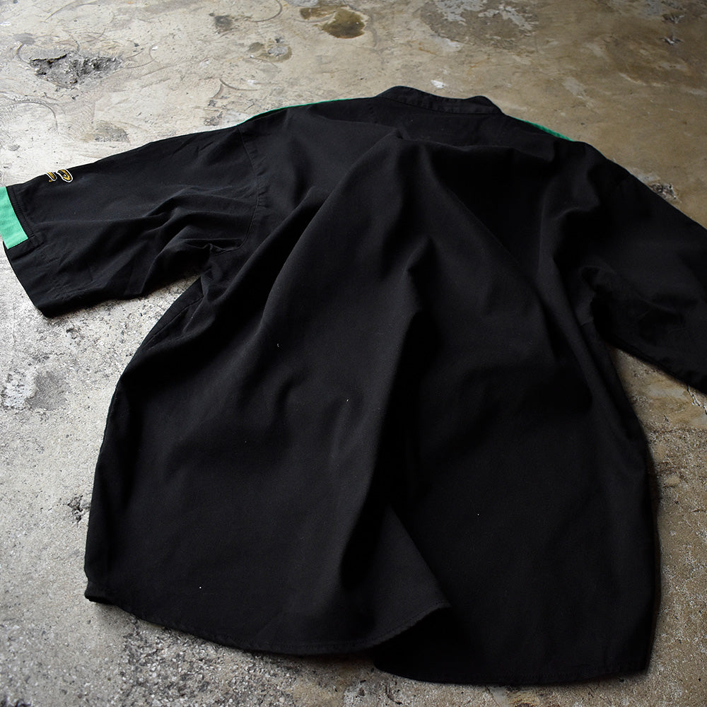 Y2K CHASE authentics コットン ハーフジップ レーシングシャツ 240623H