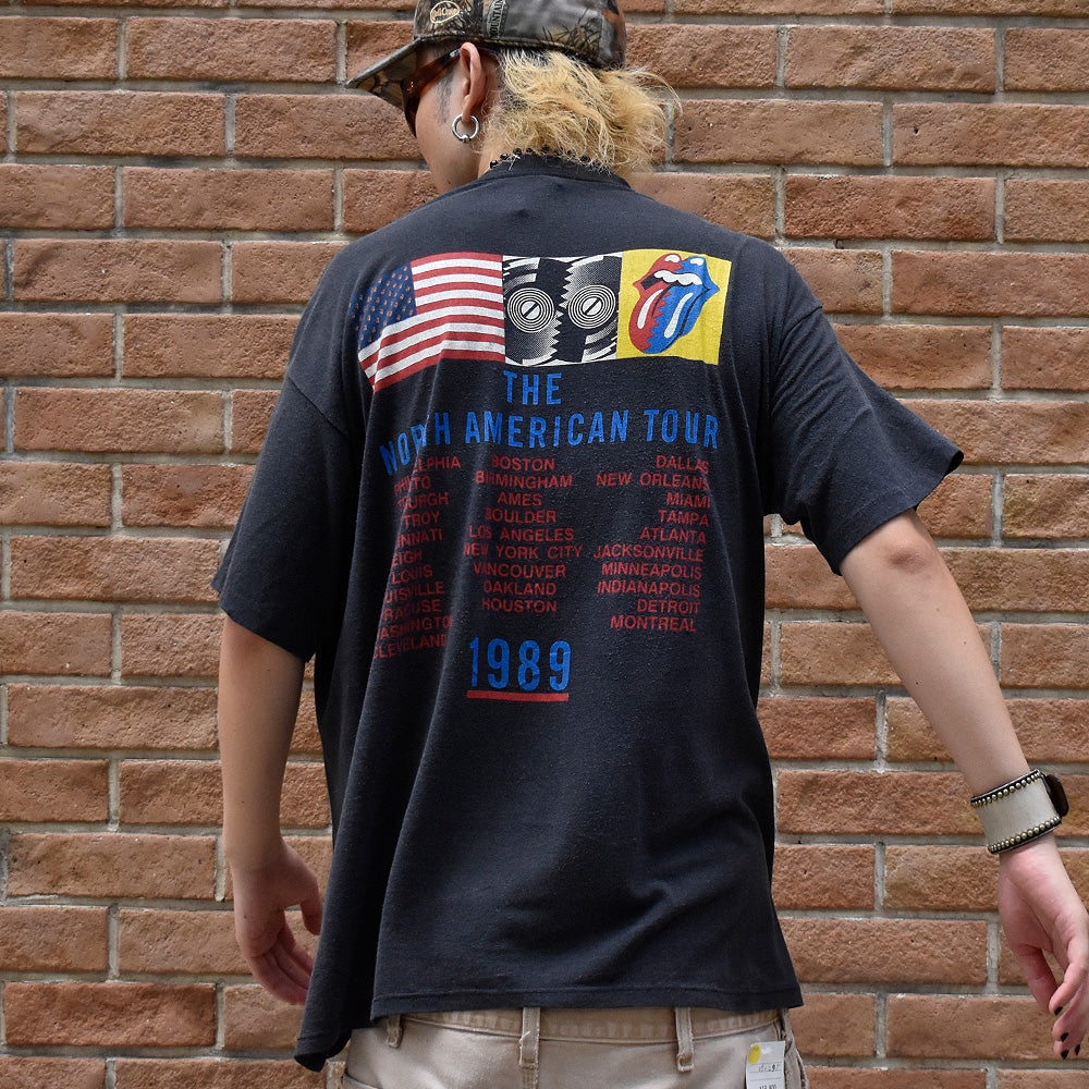 80's The Rolling Stones big logo！“North American Tour“ Tシャツ 240819H