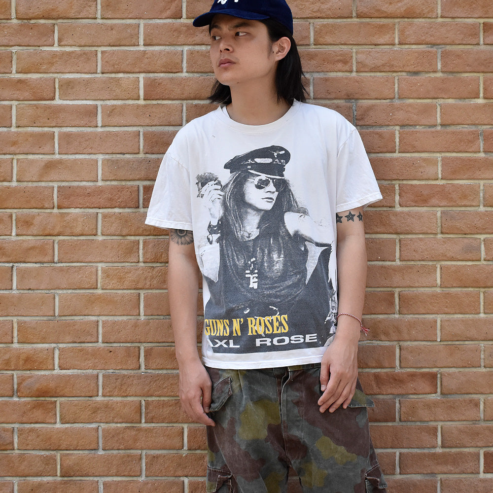 Y2K GUNS N' ROSES “Axl Rose” オーバープリントTシャツ 240725H