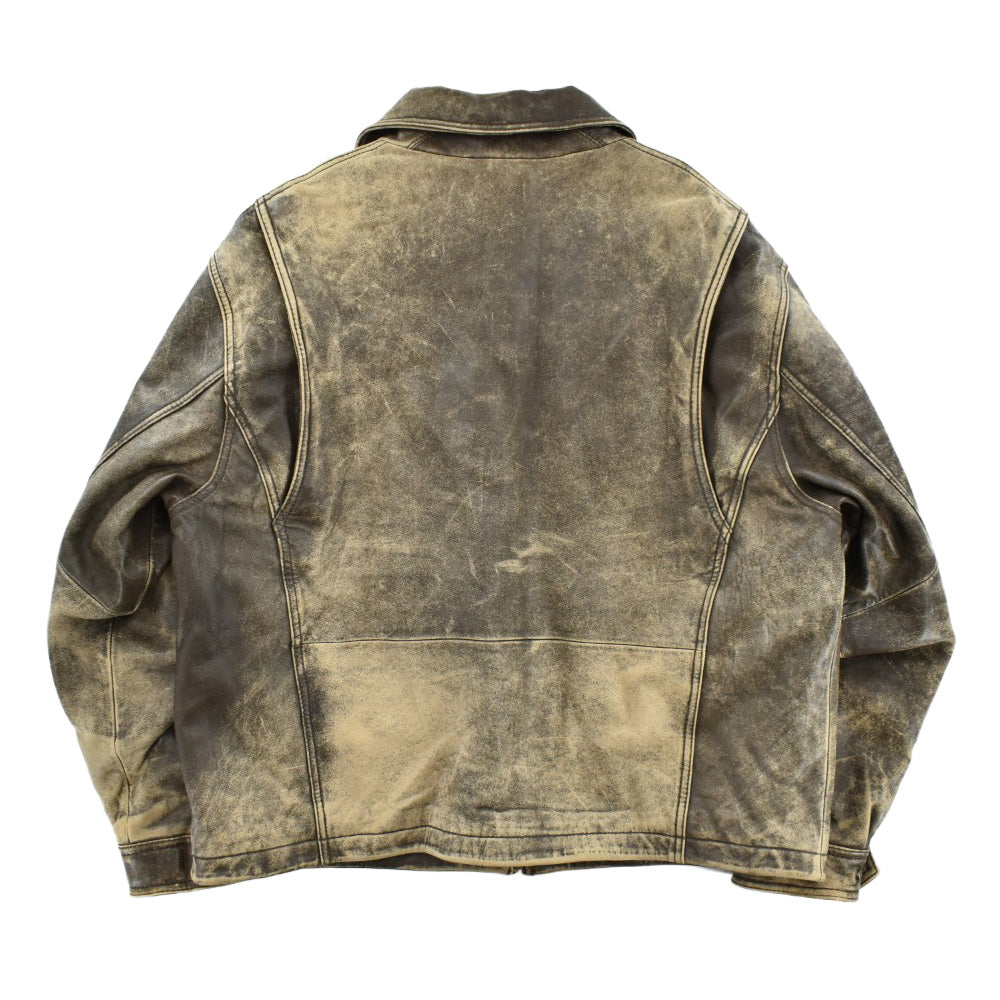 90's James Dean エイジング レザージャケット 260929H