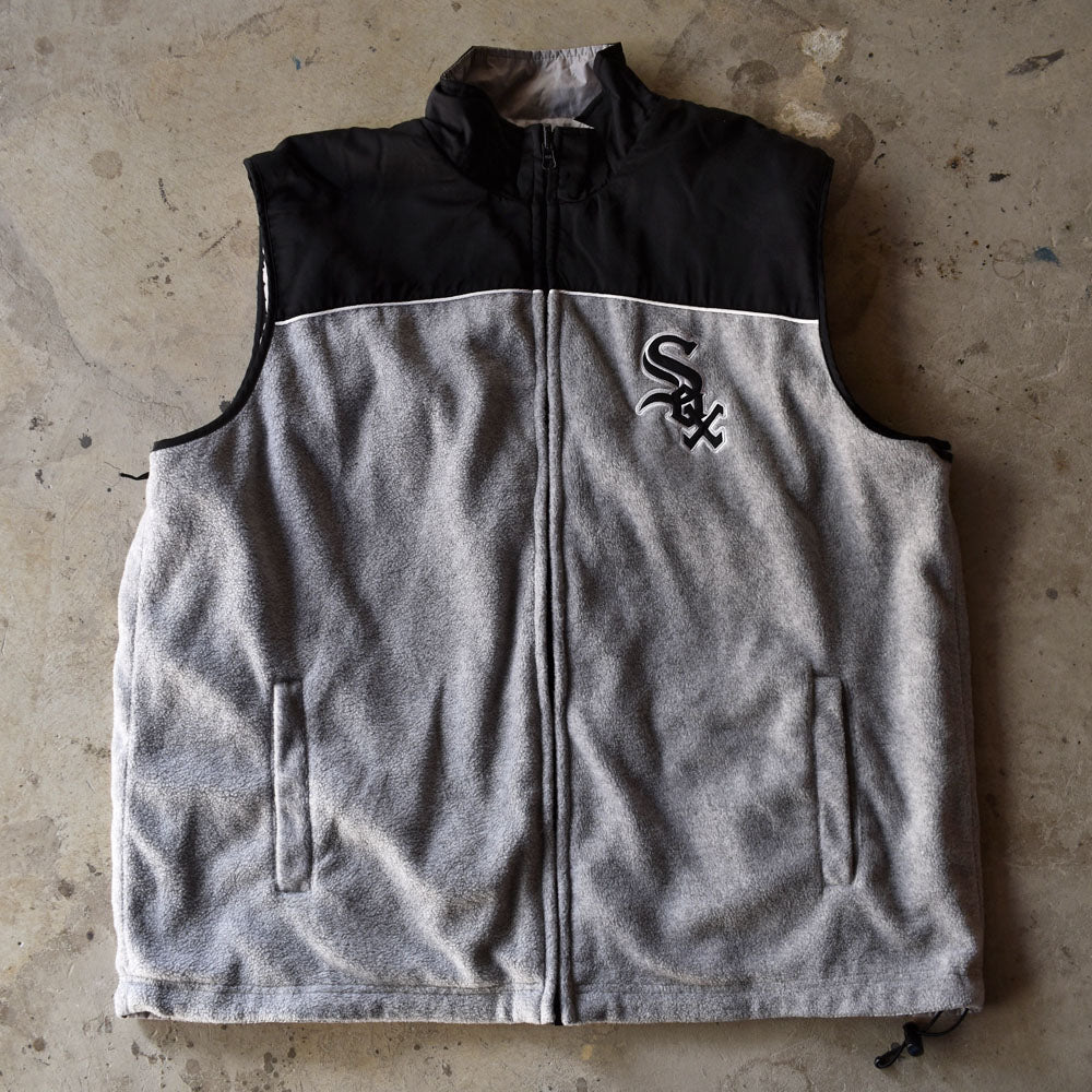90's GENUINE MERCHANDISE "MLB CHICAGO WHITE SOX"リバーシブルベスト付き！ 3WAY ナイロンジャケット 231127