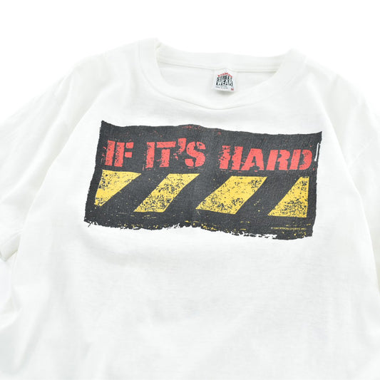 80's VISION STREET WEAR "IF IT'S HARD / GRIND IT" スケートTシャツ 260904H