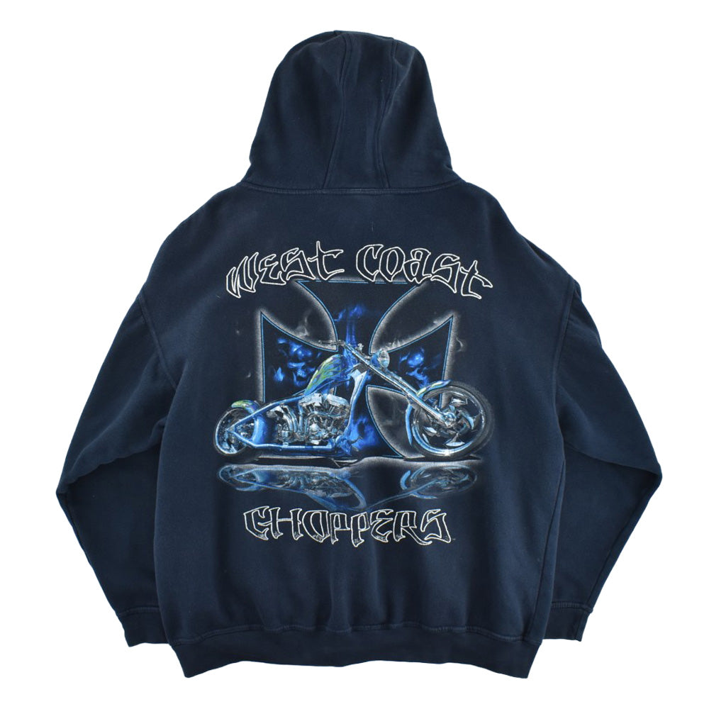 Y2K West Coast Choppers アイアンクロス チョッパーパーカー 260710H