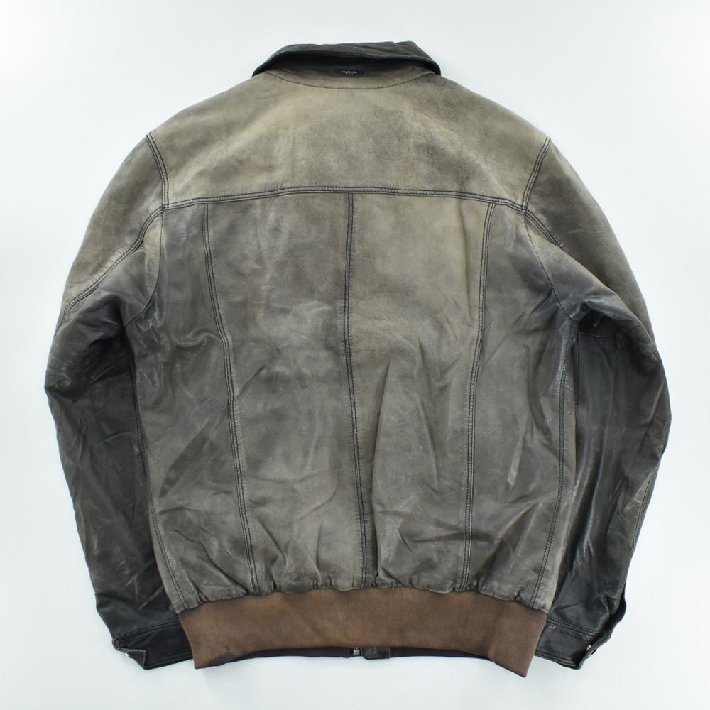 Y2K Mabrun 鬼フェード レザージャケット 260306H