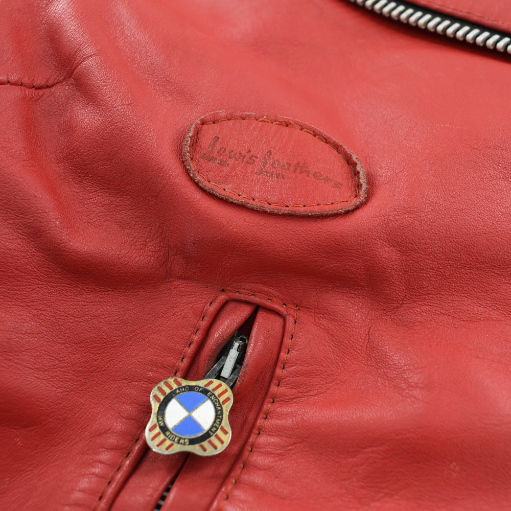 70's Lewis Leathers "Super Monza" レザーライダースジャケット BMW  260109H