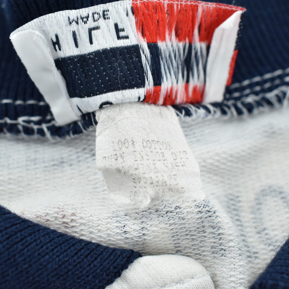 90's Tommy Hilfiger ブートレグ AOP ポロスウェットシャツ 260609H