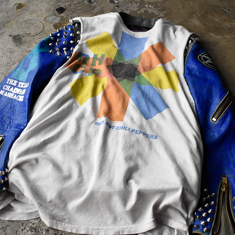 レッド・ホット・チリ・ペッパーズ ロゴ カットオフTシャツ 2000年代初頭 古着