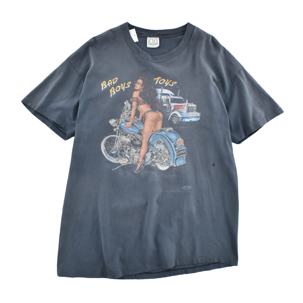 90's FLYING J "BAD BOYS TOYS" セクシーレディ バイカーTシャツ USA製 260522H