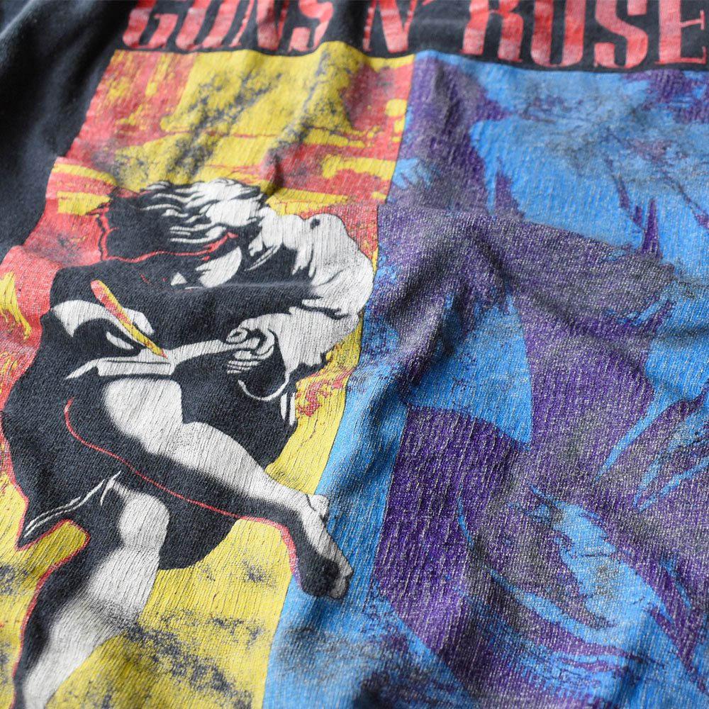 90’s  Guns N’ Roses “Use Your Illusion Tour 1991-1993” ロック Tシャツ USA製 250916