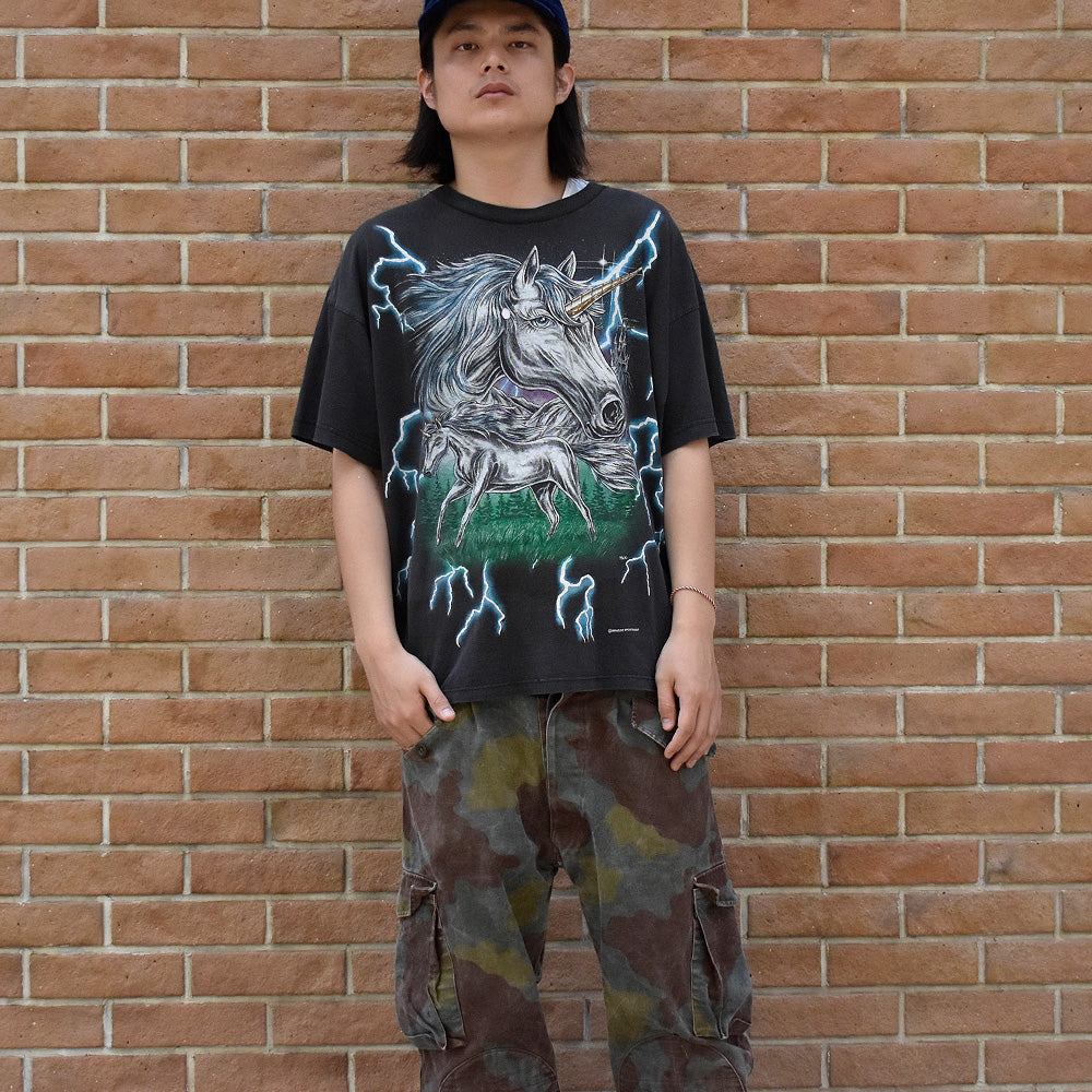 90's AMERICAN THUNDER “ユニコーン“ Tシャツ 240725H