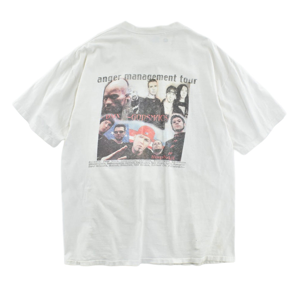 Y2K Limp Bizkit "Anger Management Tour 2000" DMX ロックTシャツ 260828H