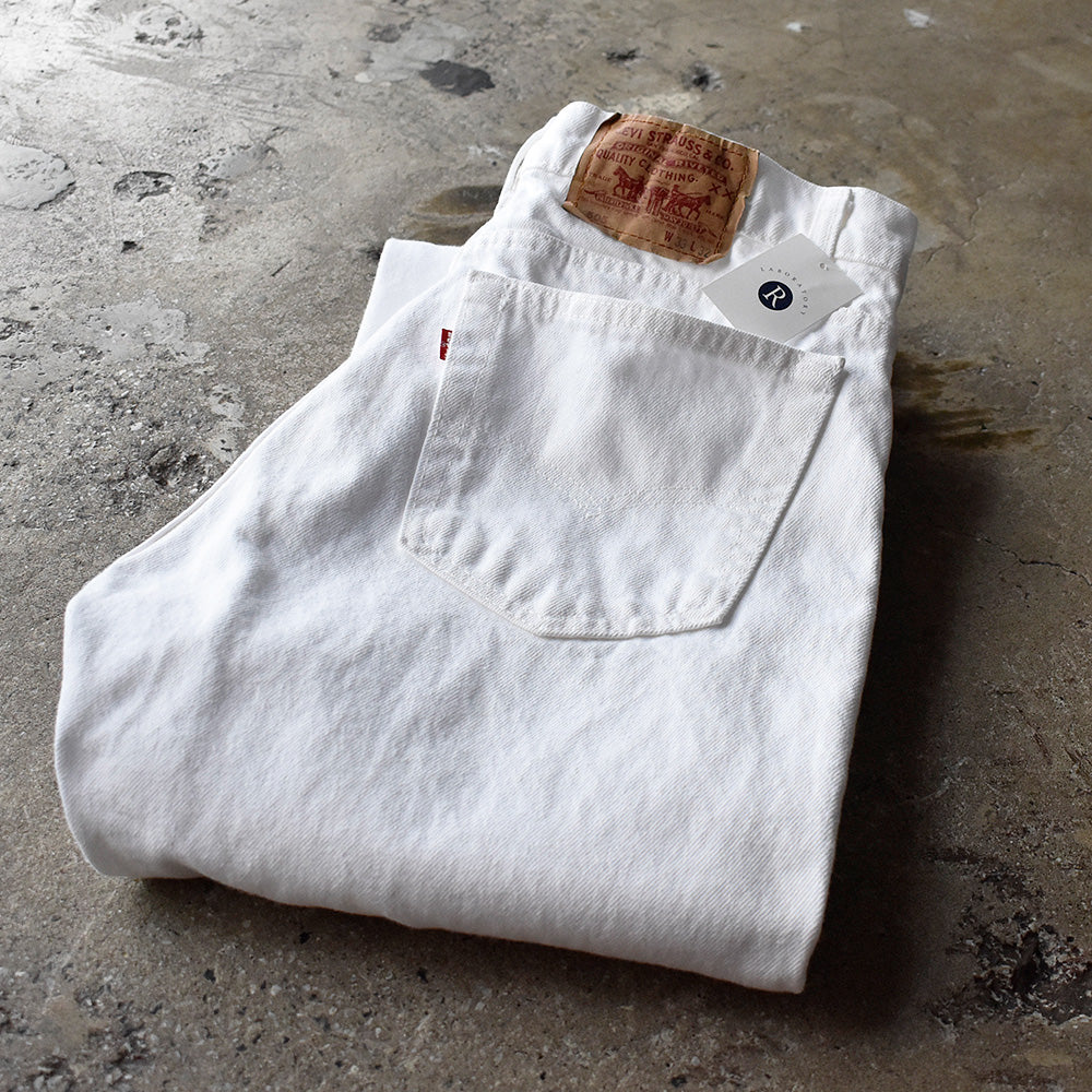 90's Levi's 505 ホワイト デニムパンツ USA製 250607H
