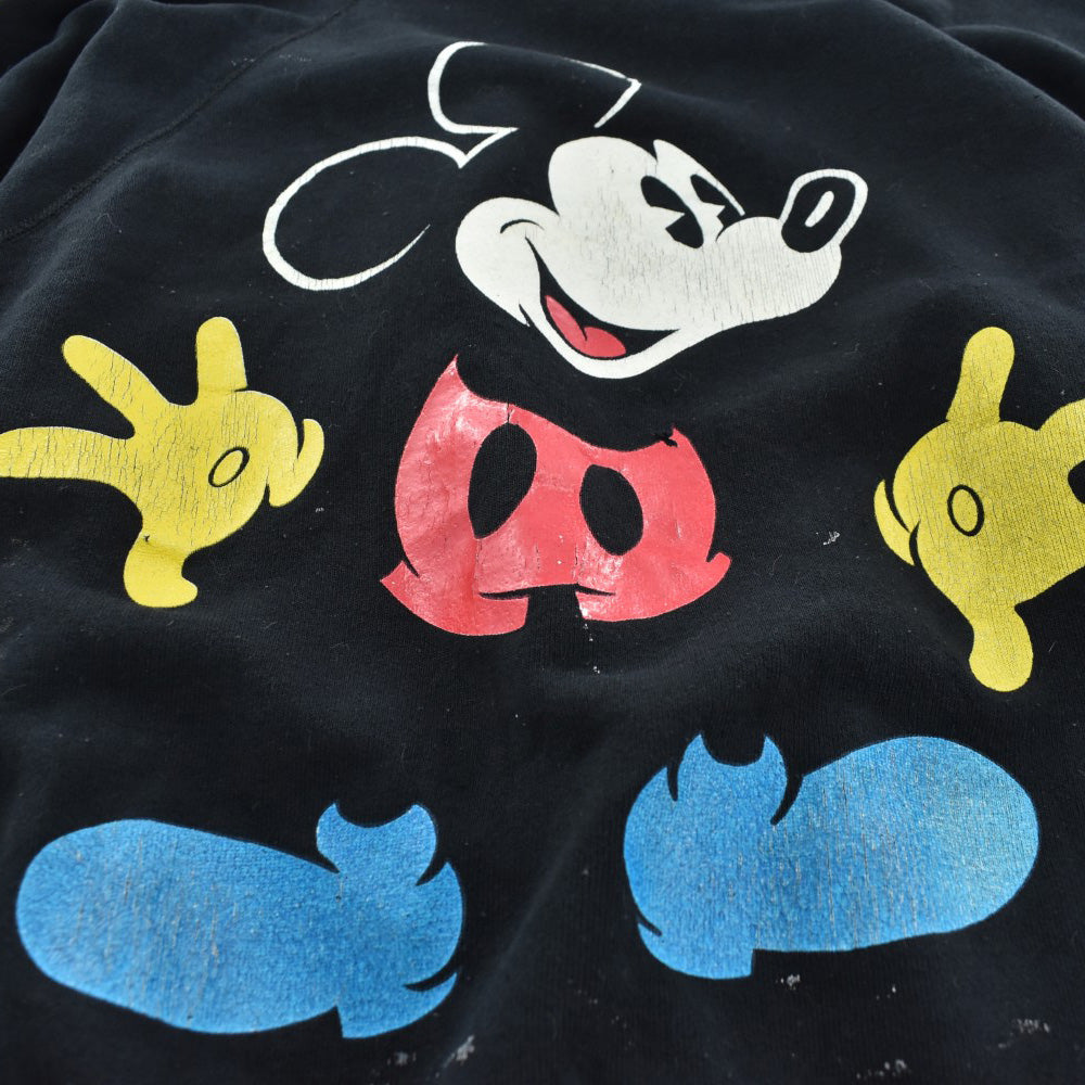 90’s Disney “blue shoes” ミッキースウェット 黒 260807H