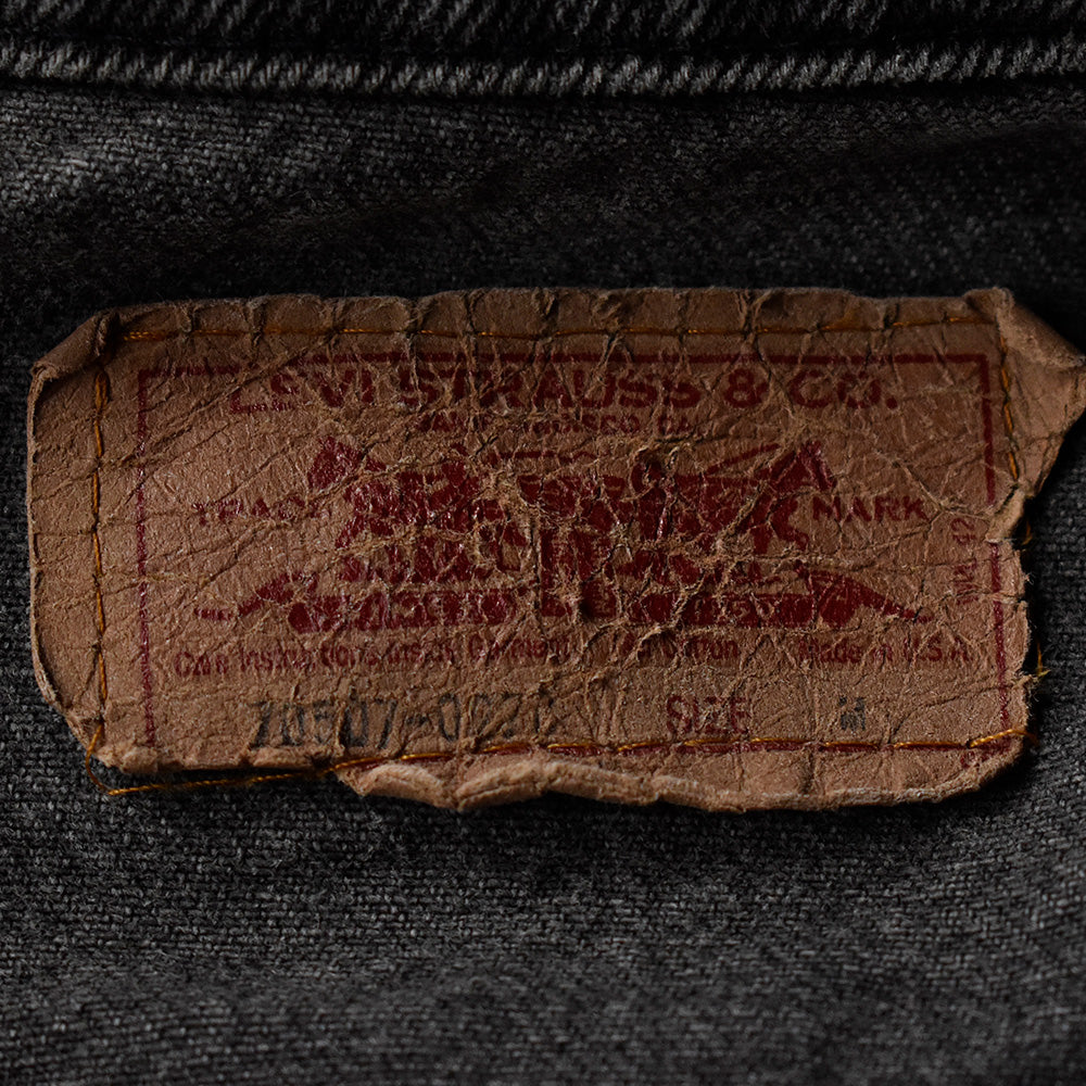90's Levi's 70507-0270 ブラック！ デニムジャケット USA製 241109H