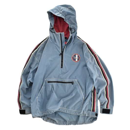 90's TOMMY HILFIGER "SURFWEAR" ハーフジップ アノラックパーカー 260918H