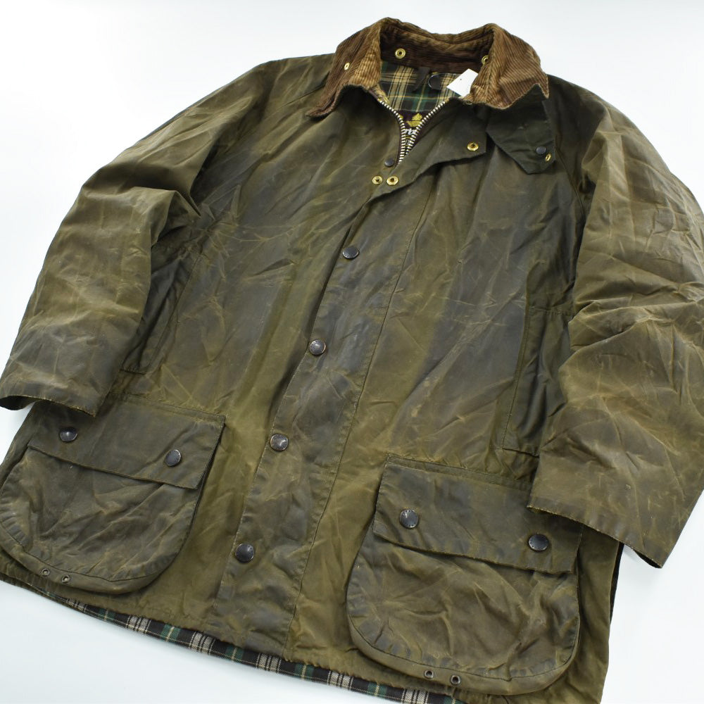 90's 旧3ワラント Barbour "BEAUFORT" オイルドジャケット 260317H